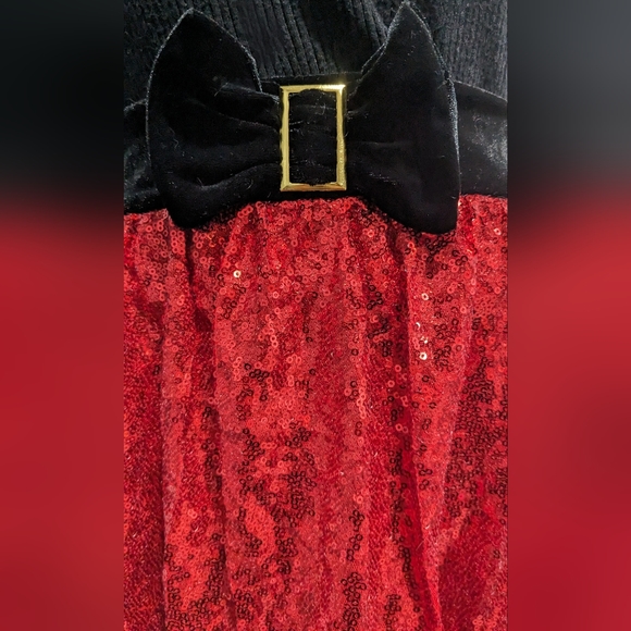 Born Famous Sequin Santa Skirt - Picture 2 of 2